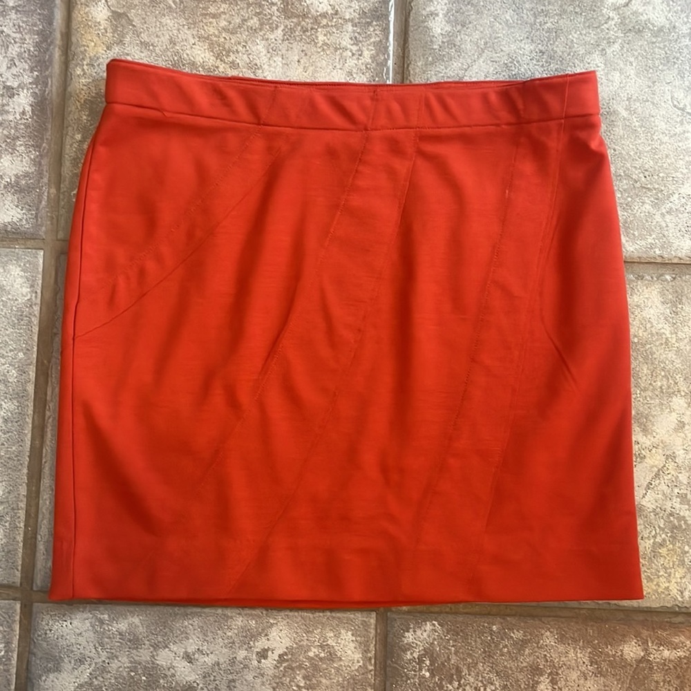 Simply Vera Vera Wang Rust Skirt L
